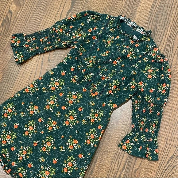 Laura Ashley x UO Maisy Mock Floral Mini Dress small - Picture 5 of 11